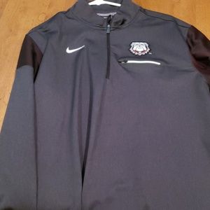 UGA Coaches quarter zip size L